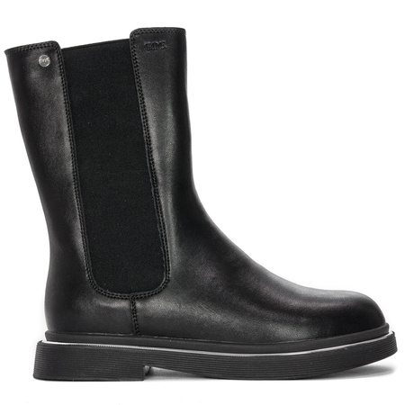 GOE Women's warm leather black boots