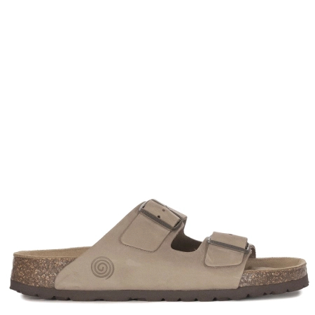 Dr. Brinkmann Women's Leather Orthopedic Slides Beige 600130-08