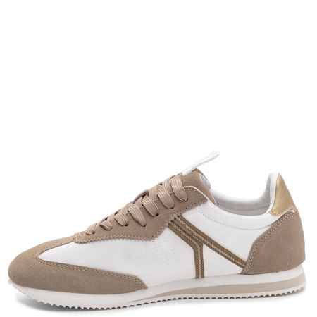 Maciejka Leather Lace-Up Sneakers White Beige M7355-04/00-7