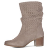 Maciejka Women's Leather Boots light beige