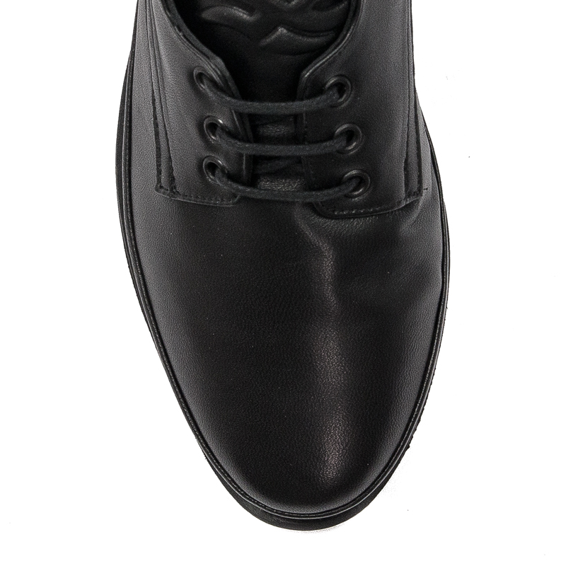 Black leather oxfords Boccato shoes