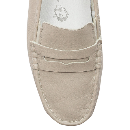 Rieker Women's moccasins leather Beige