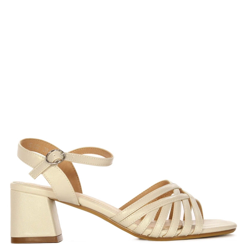 Sergio Leone Women's Sandals Pearl
