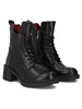 Filippo Women's Leather Insulated Boots, Black