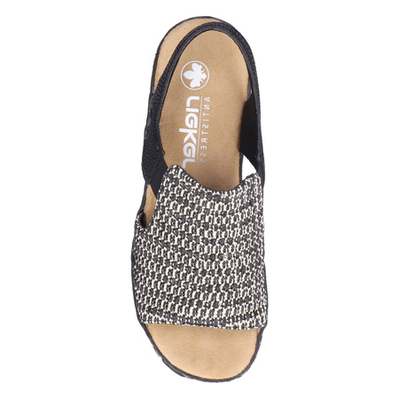 Rieker Women's Black Sandals
