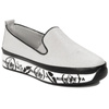 S.Barski Women's Low shoes Leather Silver