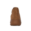 FitFlop F-Mode Leather Flatform Zip Ankle Boots Light Tan