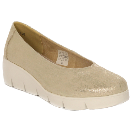 Filippo Women's Moccasins Leather Gold