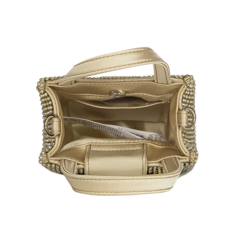 Guess Lua Mini Gold Bag