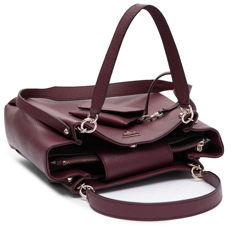 Guess Lorella Torba Damska Klasyczna Bordowa HWBG2306230-MERLOT