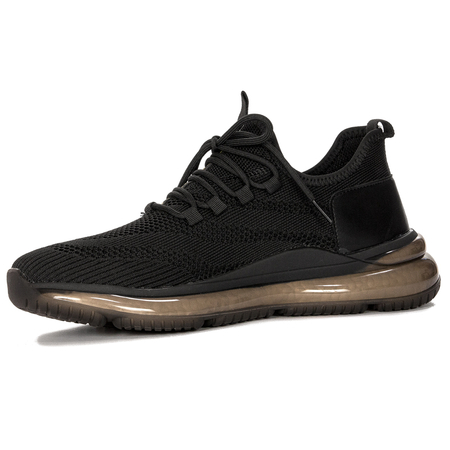 GOE Sneakersy męskie na platformie Black czarne