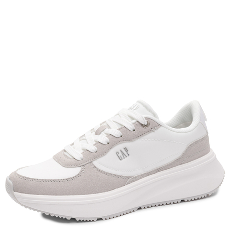 GAP White Women's Platform Sneakers Fabric GPW6155300061