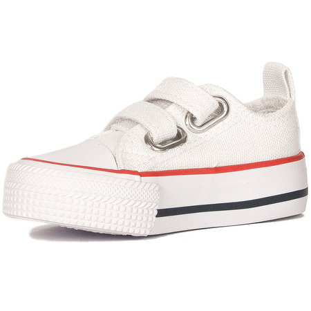 Big Star White children's sneakers with velcro