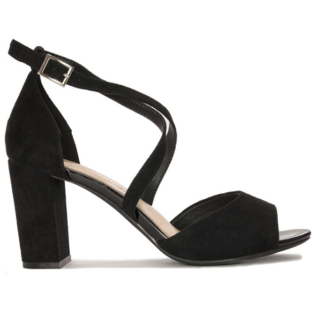 Sergio Leone SK865 Black Sandals