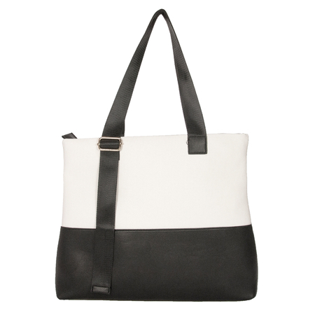 Filippo Silver Shopper Bag