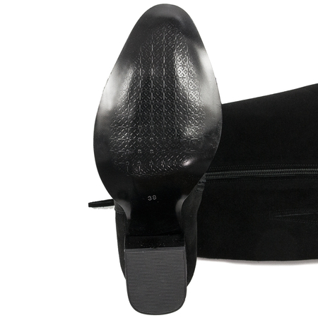 Maciejka 05774-01/00-6 Black Knee-High Boots