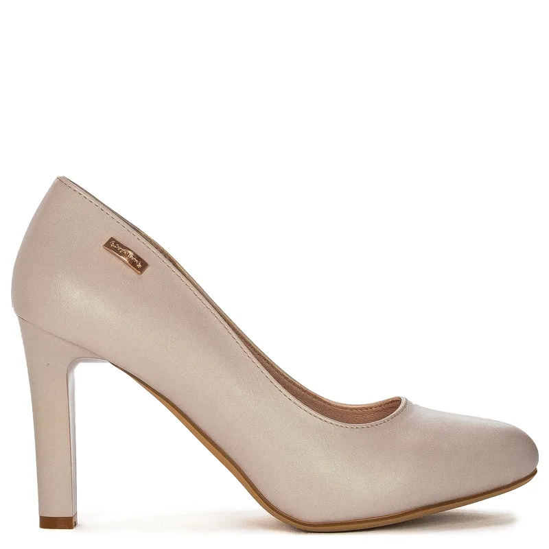 Sergio Leone Nude Perl PU Pumps