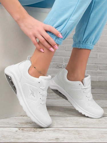 Kangaroos Sneakersy półbuty damskie White/ Silver