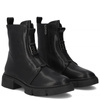 Filippo Women's Leather Insulated Boots, Black