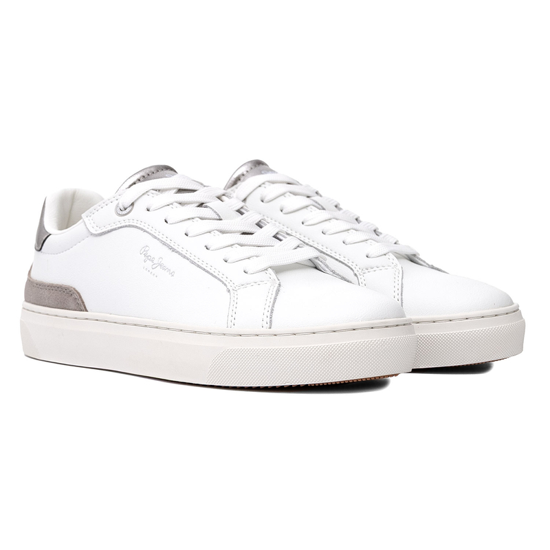 Pepe Jeans Sneakersy Damskie Camden Cold Silver