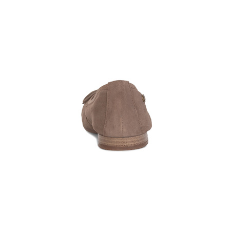 Maciejka Women's Velour Beige Ballerinas