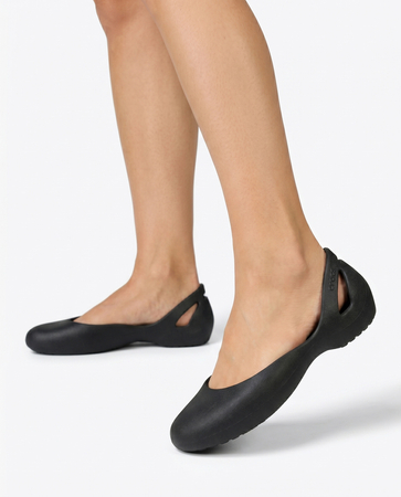 Crocs Kadee II Flat Classic Lightweight Women's Ballerinas Black 210833-001