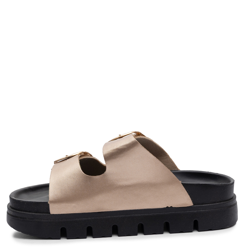 Lee Cooper Women's Gold Platform Sandals LCW-26-35-4462L