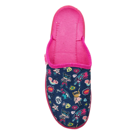 Befado Children's girls' slippers Jogi Navy Blue