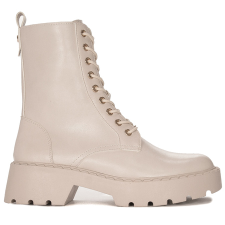 Boots Sergio insulated on the platform Beige