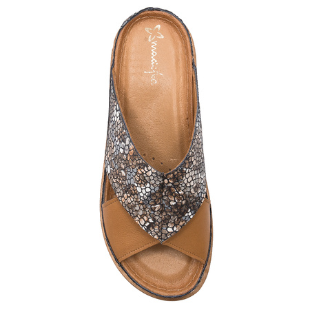 Maciejka Brown Women's Slides