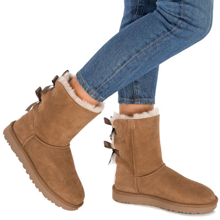 UGG W BAILEY BOW II CHESTNUT 1016225 CHE