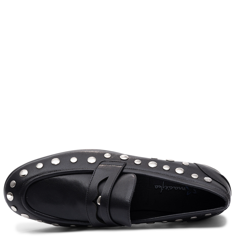 Maciejka Women’s Leather Classic Flat Shoes Elegant Black 7726-01/00-1