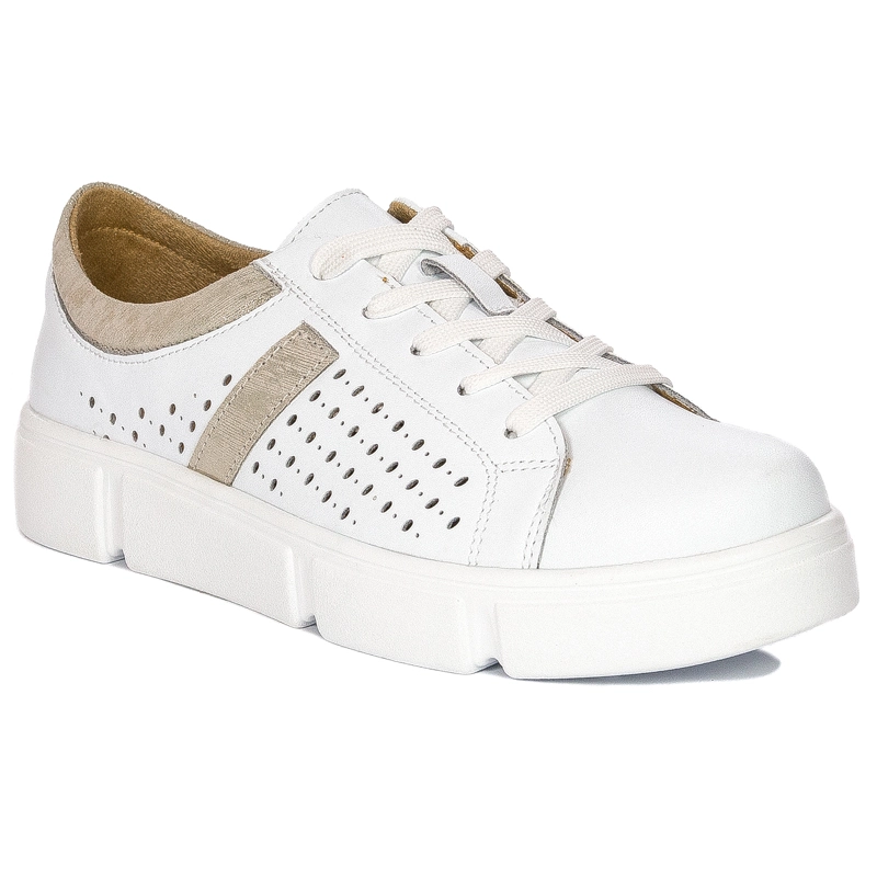 Filippo Sneakersy Damskie DP4531-23 Biało-złote