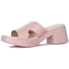 Wonders Women's leather mules Wild V Rosa