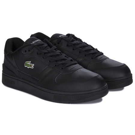 Lacoste Men's T-Clip Set 224 SMA BLK/BLK Black Sneakers