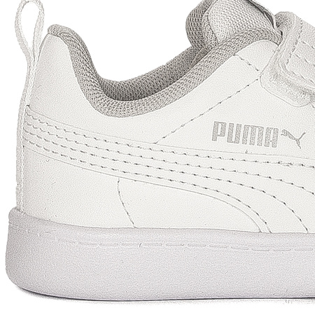 Puma Courtflex v2 V Inf White Velcro shoes for children