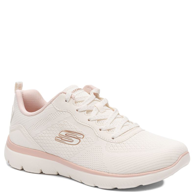 Skechers Sneakersy Damskie z Pianką Memory Foam Beżowe 150291-NAT