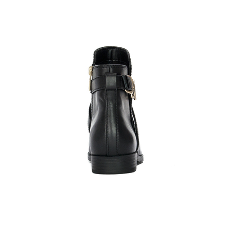 Botki Guess FL7FRZ LEA09 FLORIZA Black skórzane Czarne