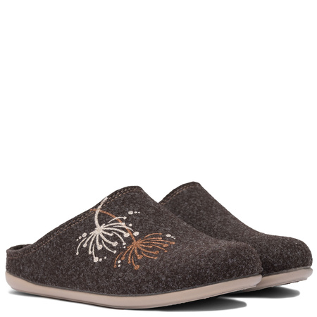 Inblu Women's Dark Brown Slippers