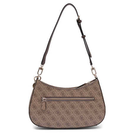 Guess Elegancka Torebka na Ramię Bagietka ze Wzorem 4G Beżowa HWBG9672180-BEIGE