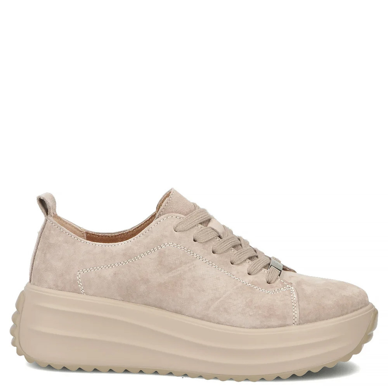 Filippo Skórzane Sneakersy Damskie Beżowe DP8339/26 BE