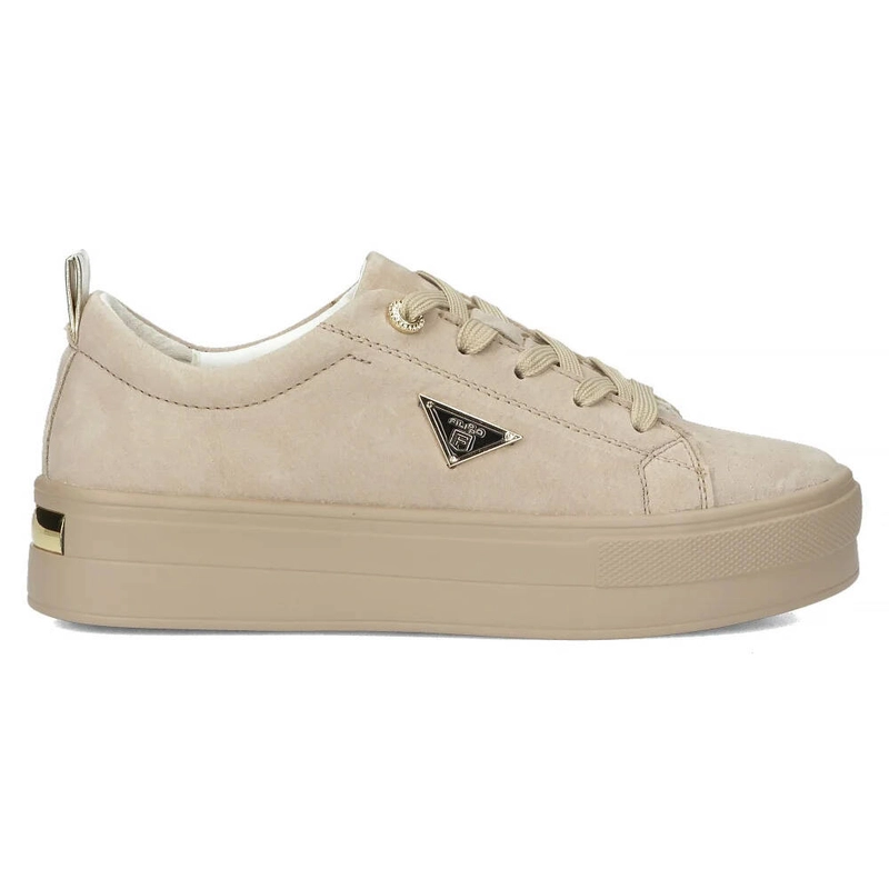 Women's shoes Filippo leather suede beige