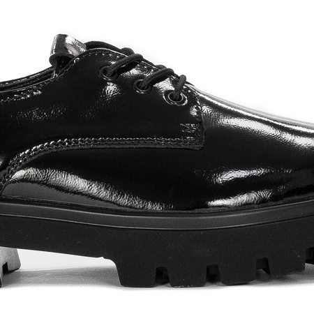 Filippo DP4729/23 BK L Black Pattent women's Low Shoes