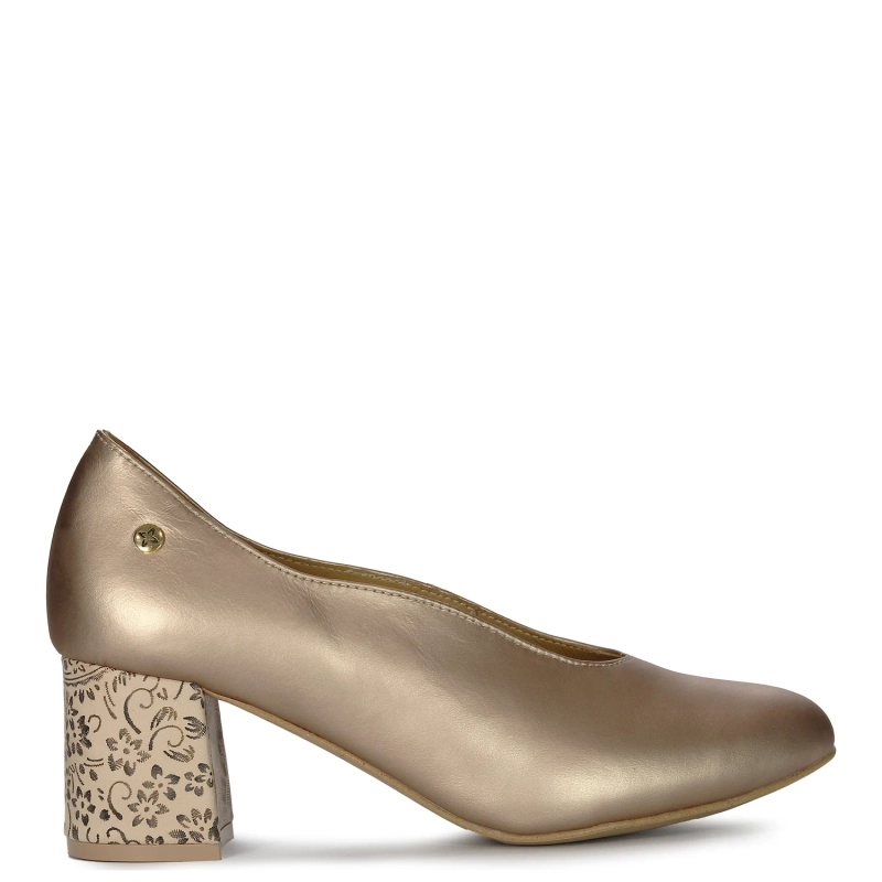 Maciejka 06422-25/00-1 Gold Pumps
