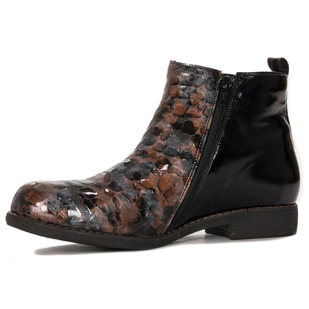 Maciejka Black + Brown Women's Boots