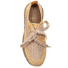 Maciejka Yellow Straw Flat Shoes