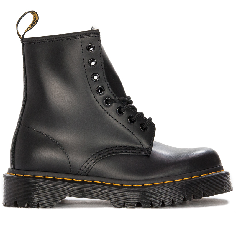 Dr. Martens Botki glany damskie skórzane 1460 Bex Black czarne