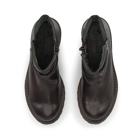  Felmini Women's Brown Leather Ankle Boots
