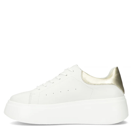 Filippo Women's Leather Platform Sneakers White DP6058-26-WH
