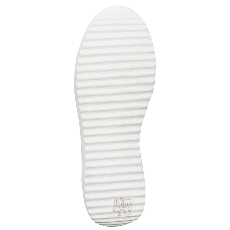 Artiker White & Silver Women's Flat Shoes